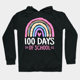 100 Days Of School Teacher Kids 100Th Day Of School Hoodie